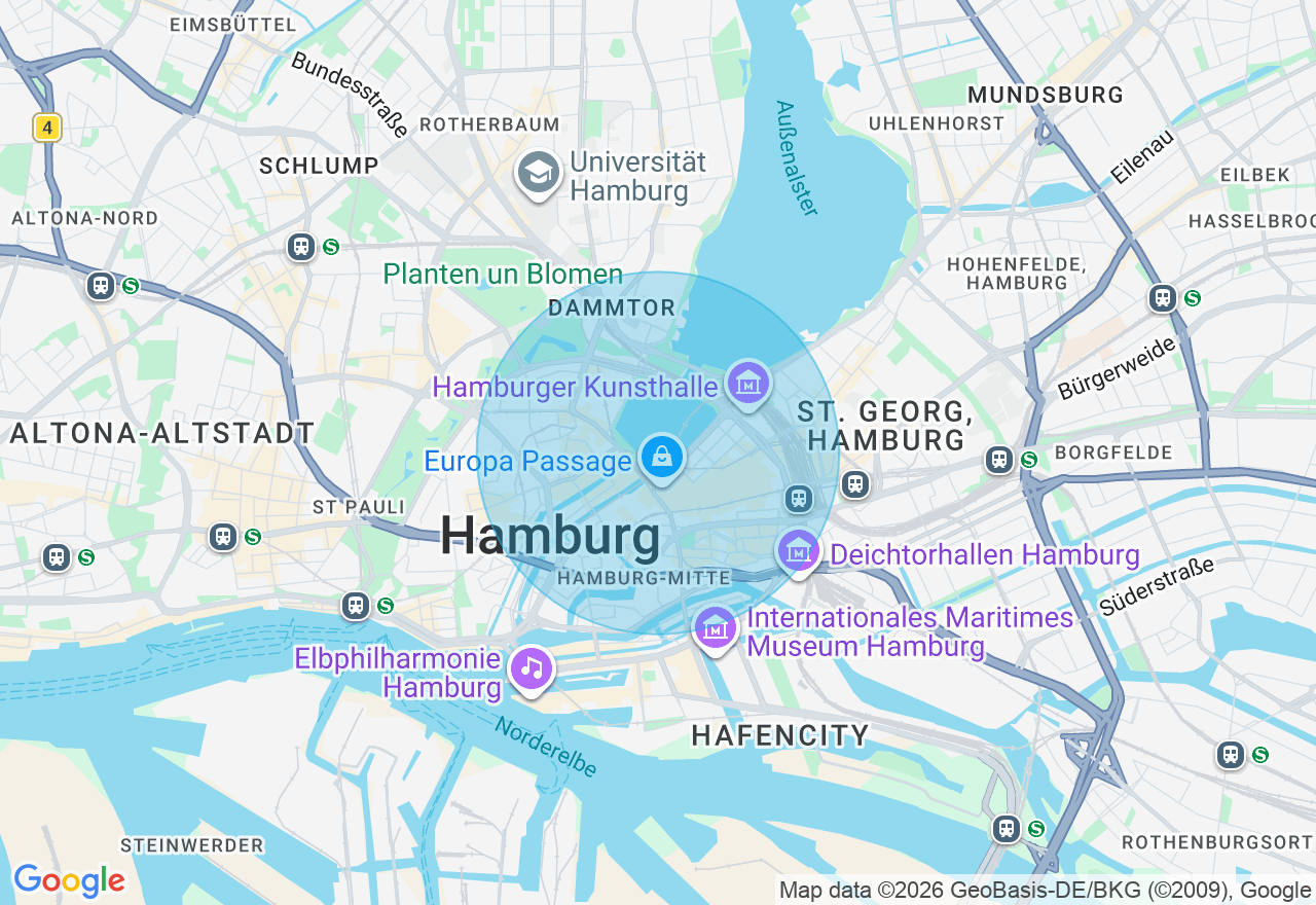 Kartenansicht der Location