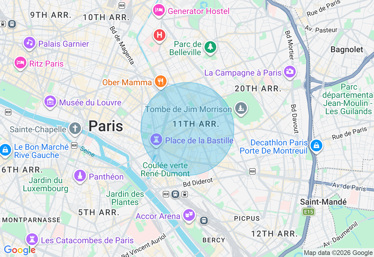 Carte de l'emplacement