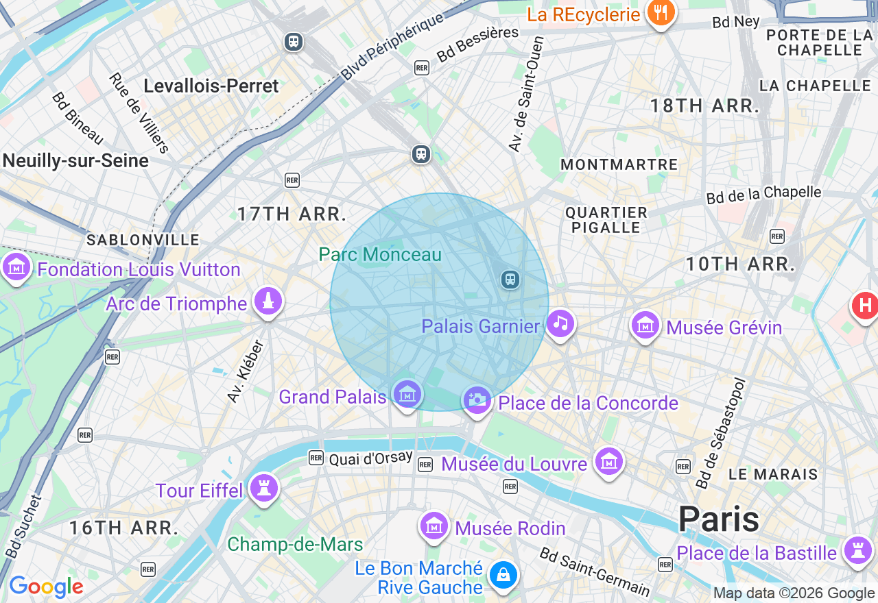 Carte de l'emplacement