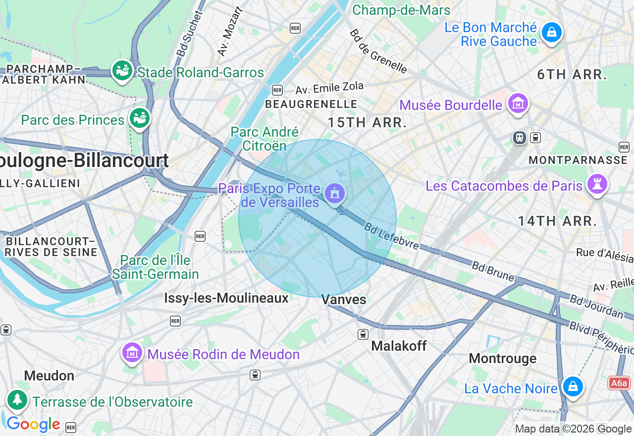 Carte de l'emplacement