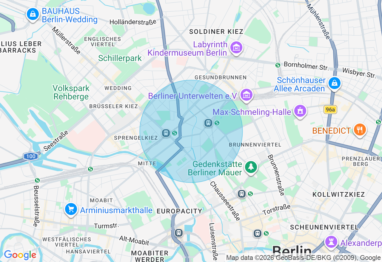 Kartenansicht der Location