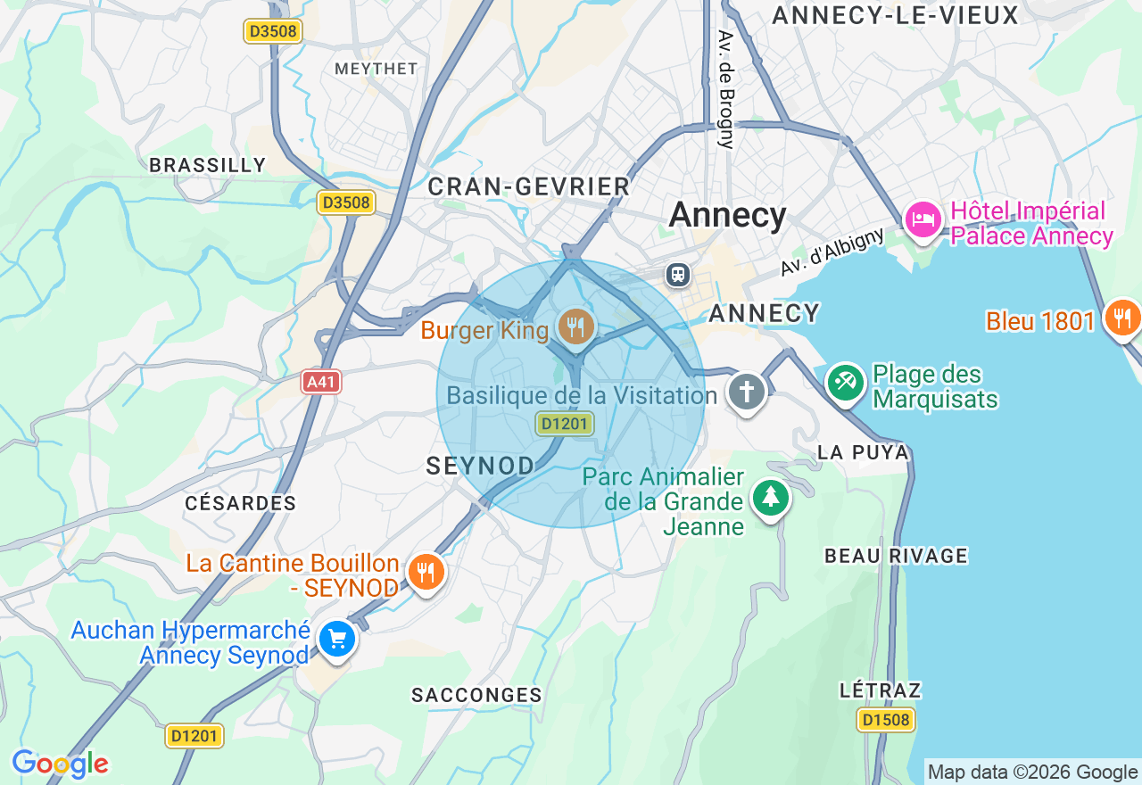 Carte de l'emplacement