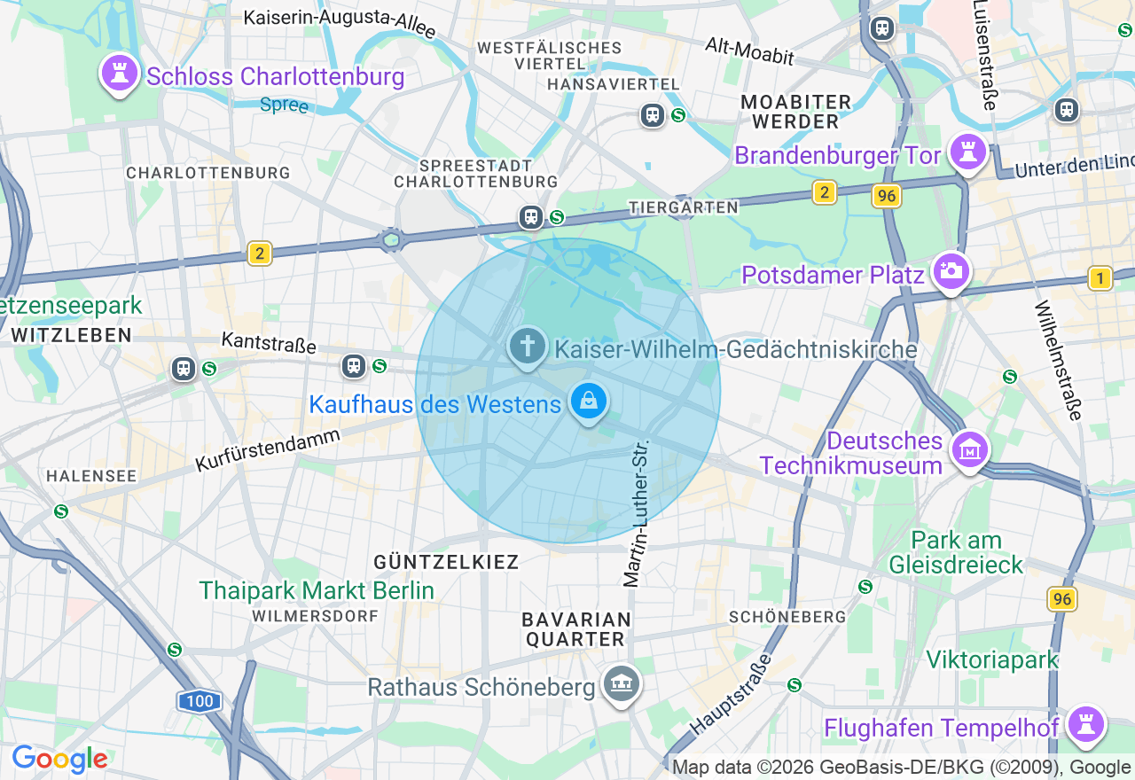 Kartenansicht der Location