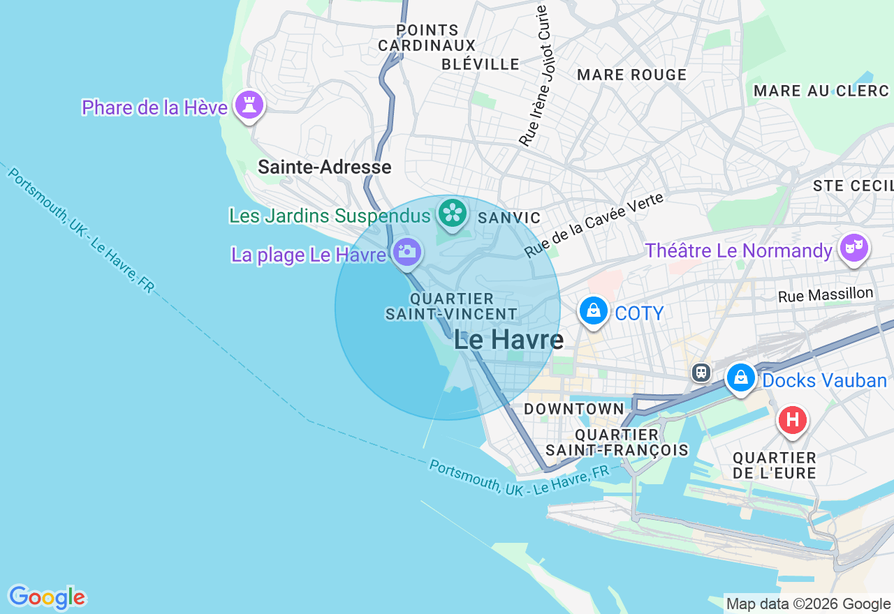 Carte de l'emplacement