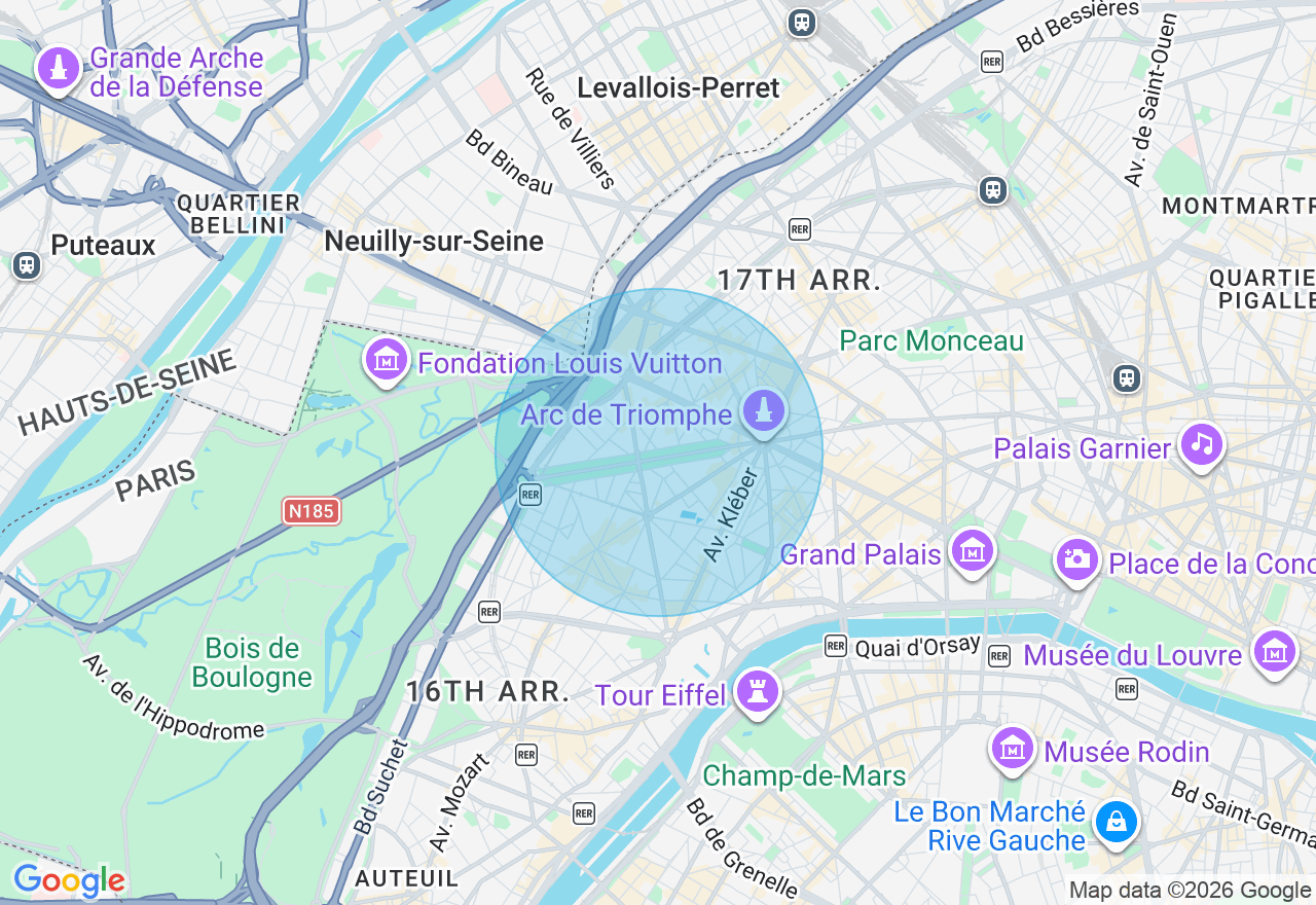 Carte de l'emplacement