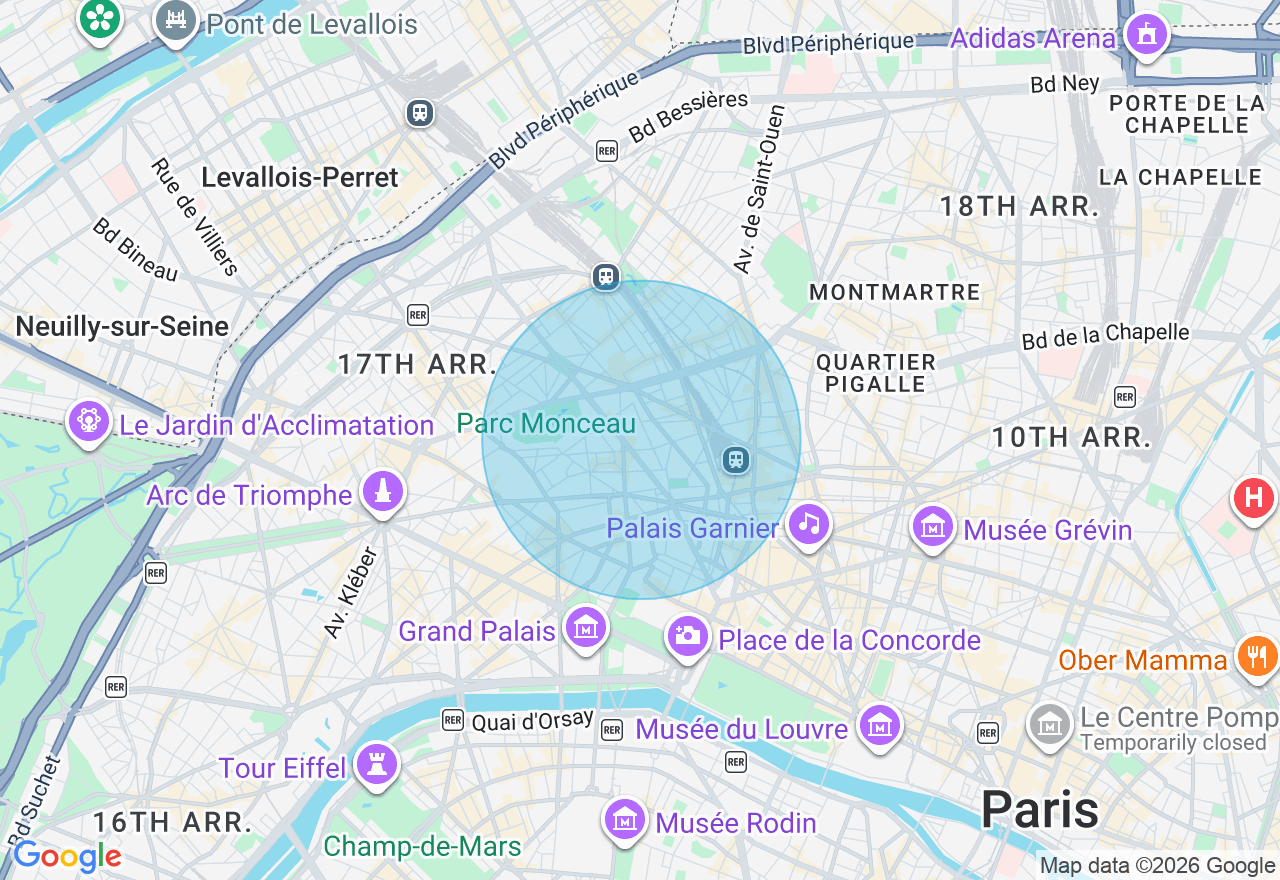 Carte de l'emplacement