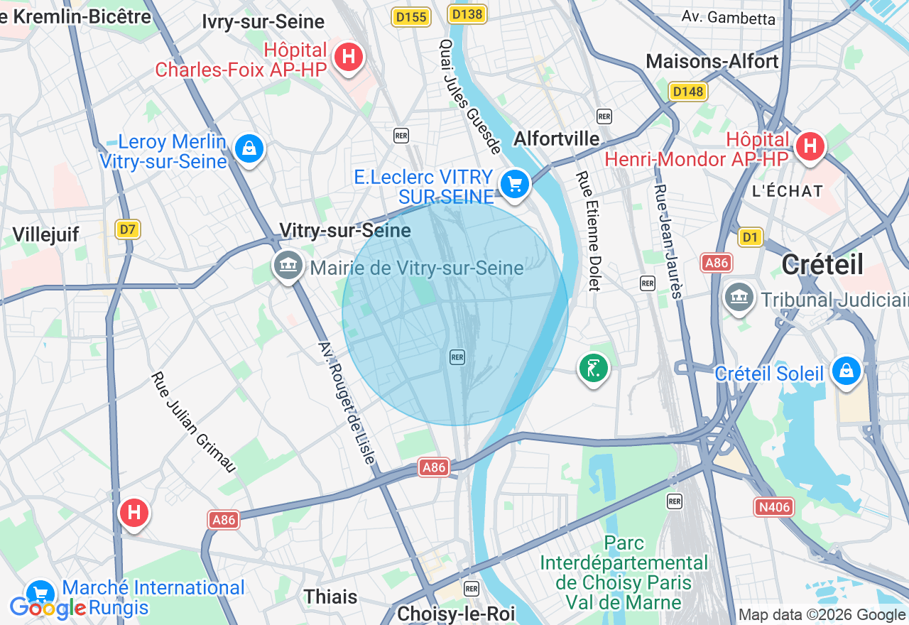 Carte de l'emplacement