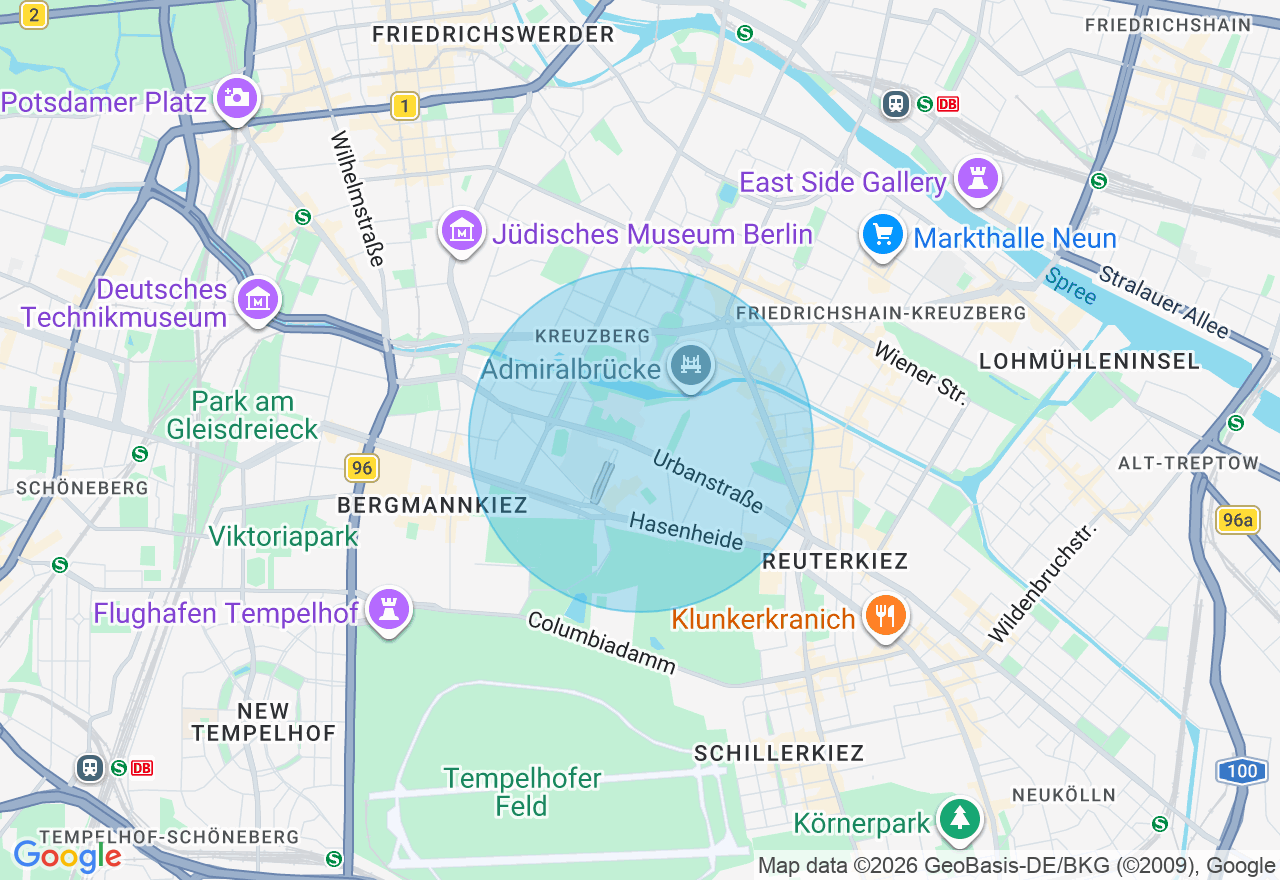 Kartenansicht der Location