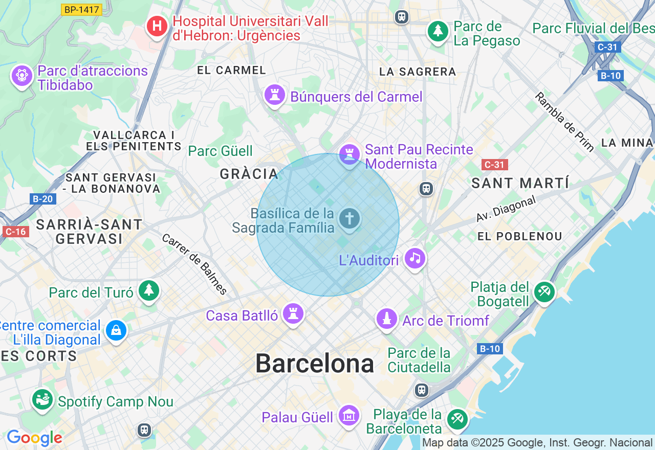Mapa de la ubicación