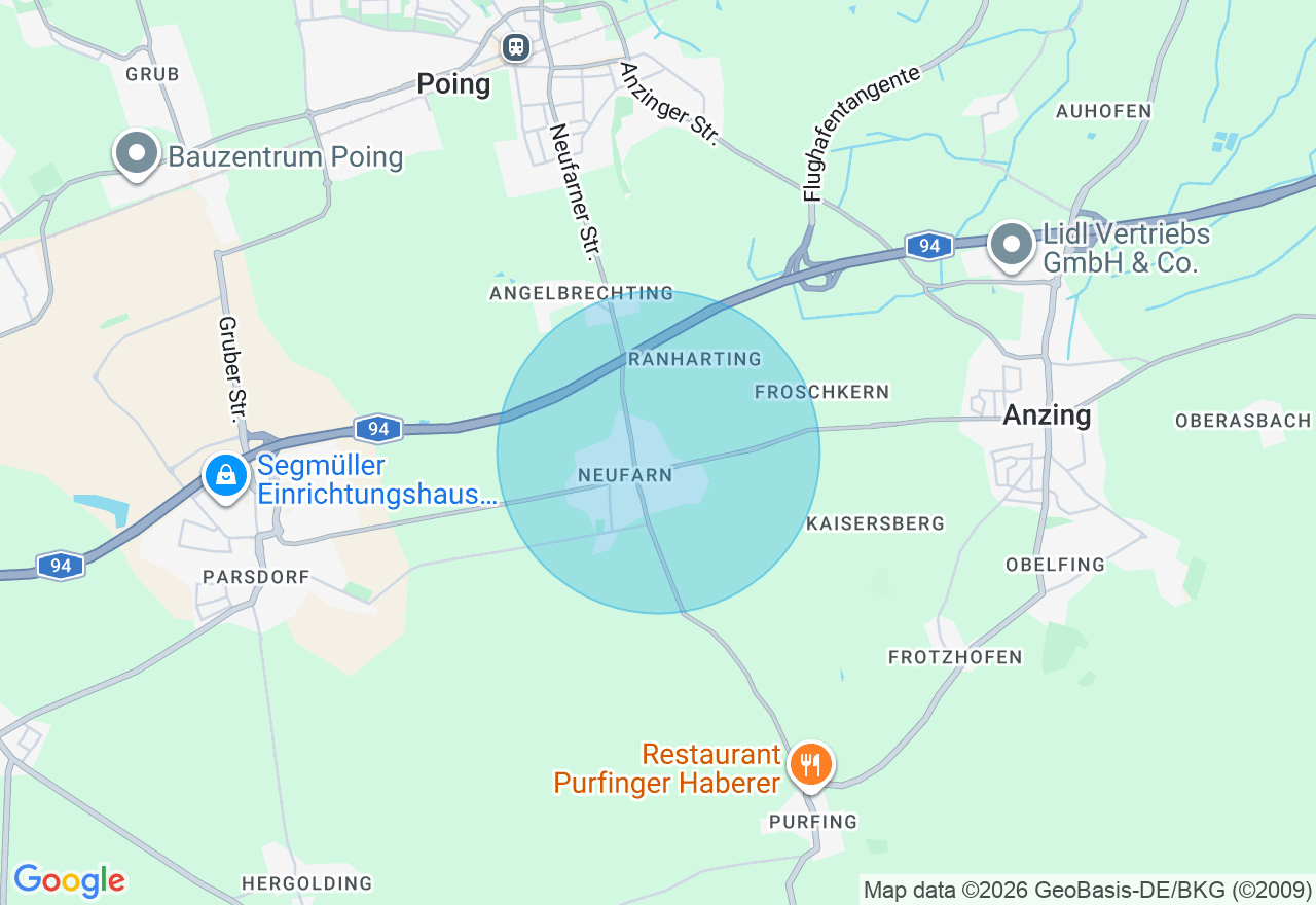 Kartenansicht der Location