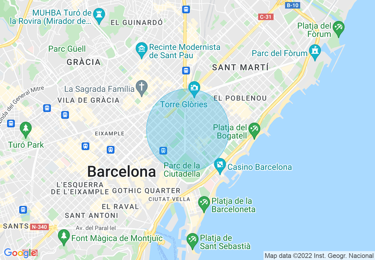 Mapa de la ubicación