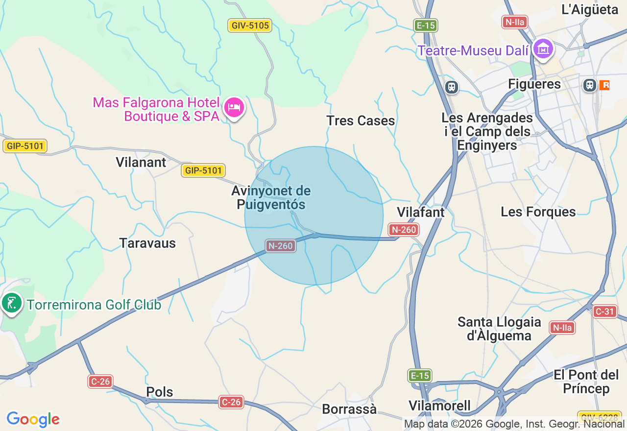 Mapa de la ubicación