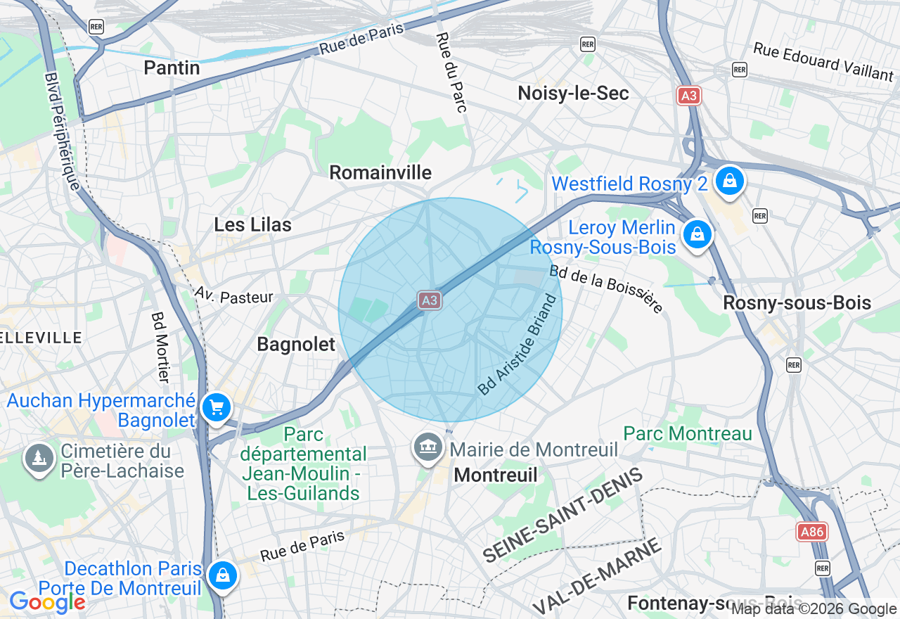 Carte de l'emplacement