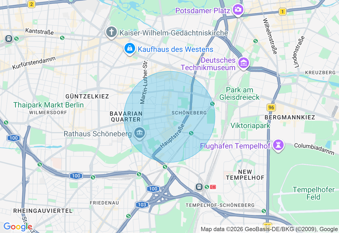 Kartenansicht der Location