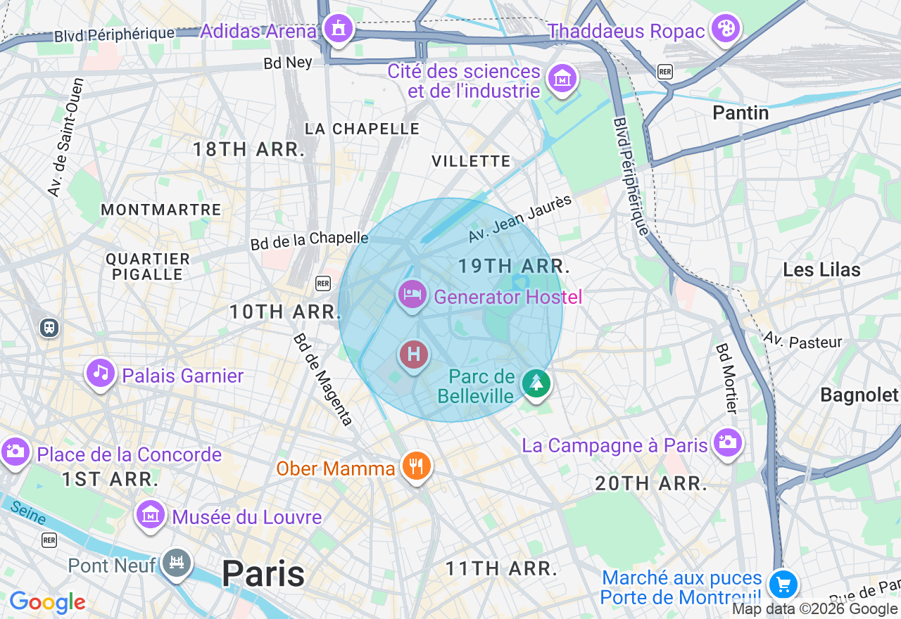 Carte de l'emplacement