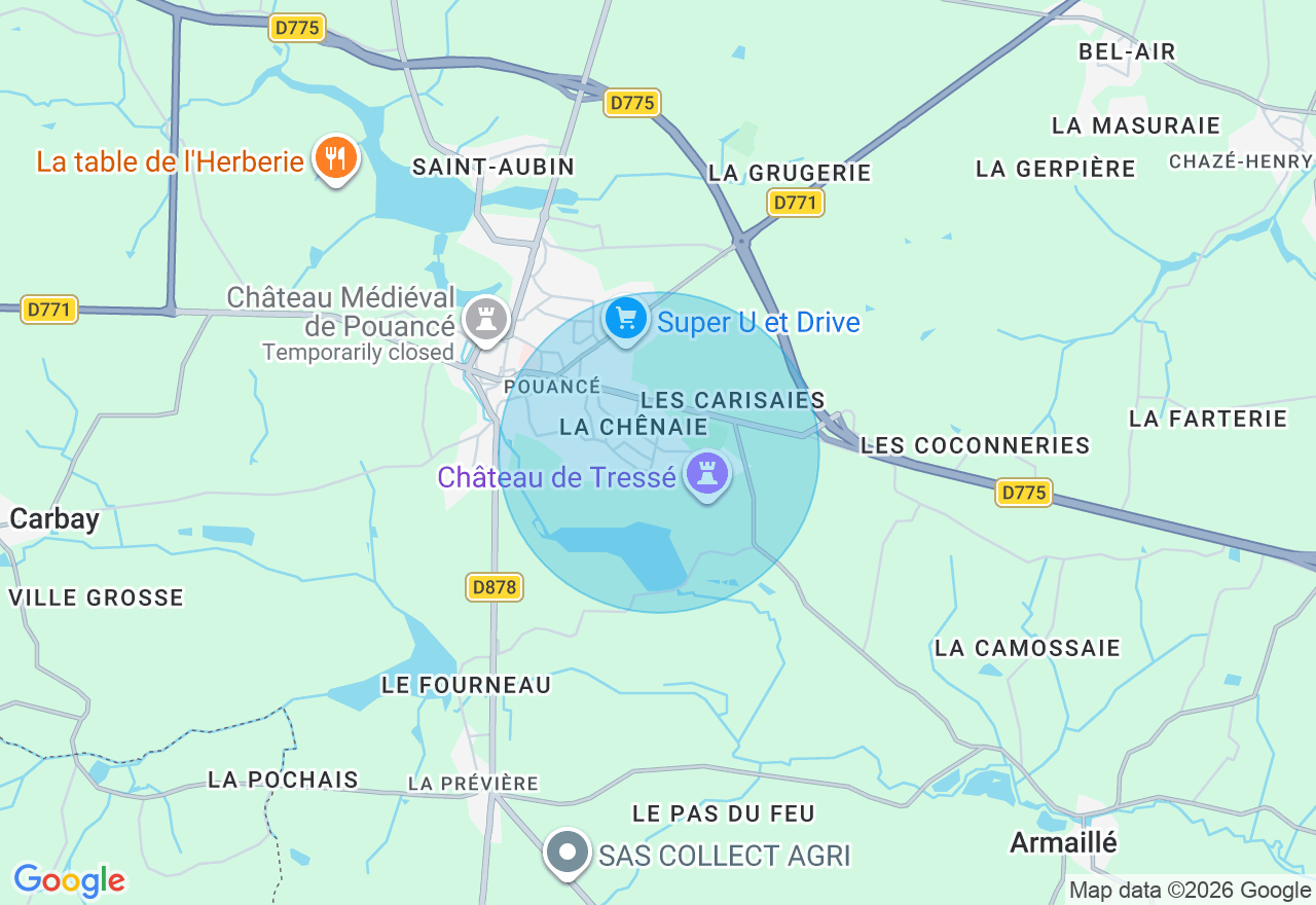 Carte de l'emplacement