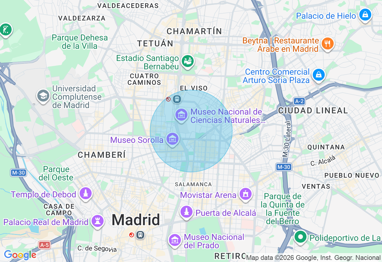 Mapa de la ubicación