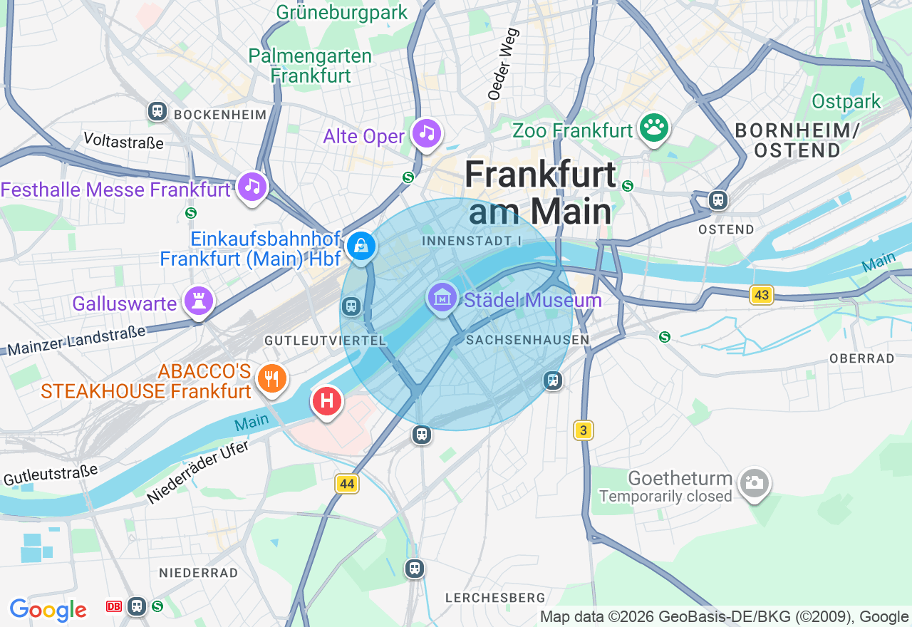 Kartenansicht der Location