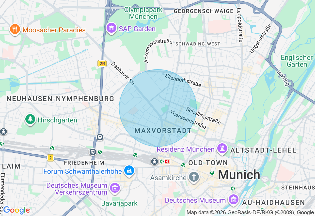 Kartenansicht der Location