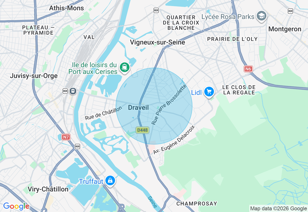 Carte de l'emplacement