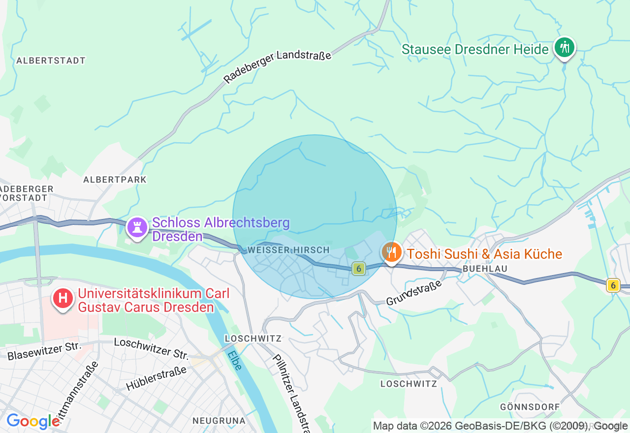Kartenansicht der Location