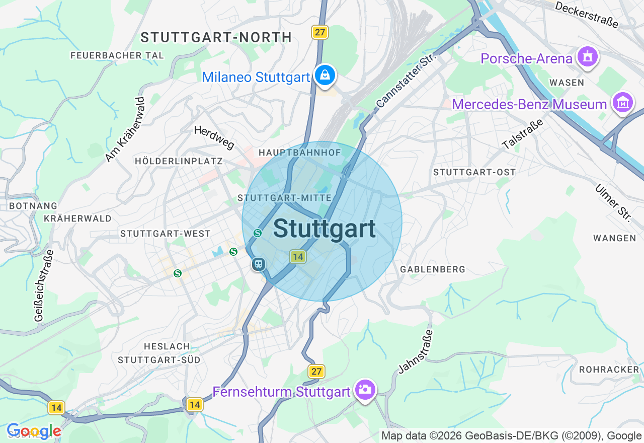 Kartenansicht der Location