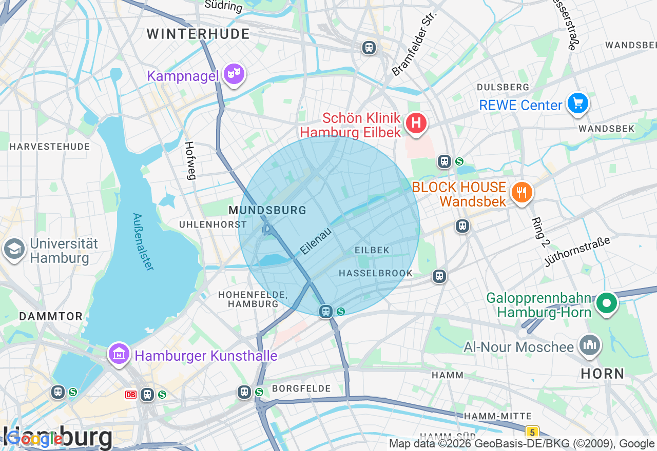 Kartenansicht der Location