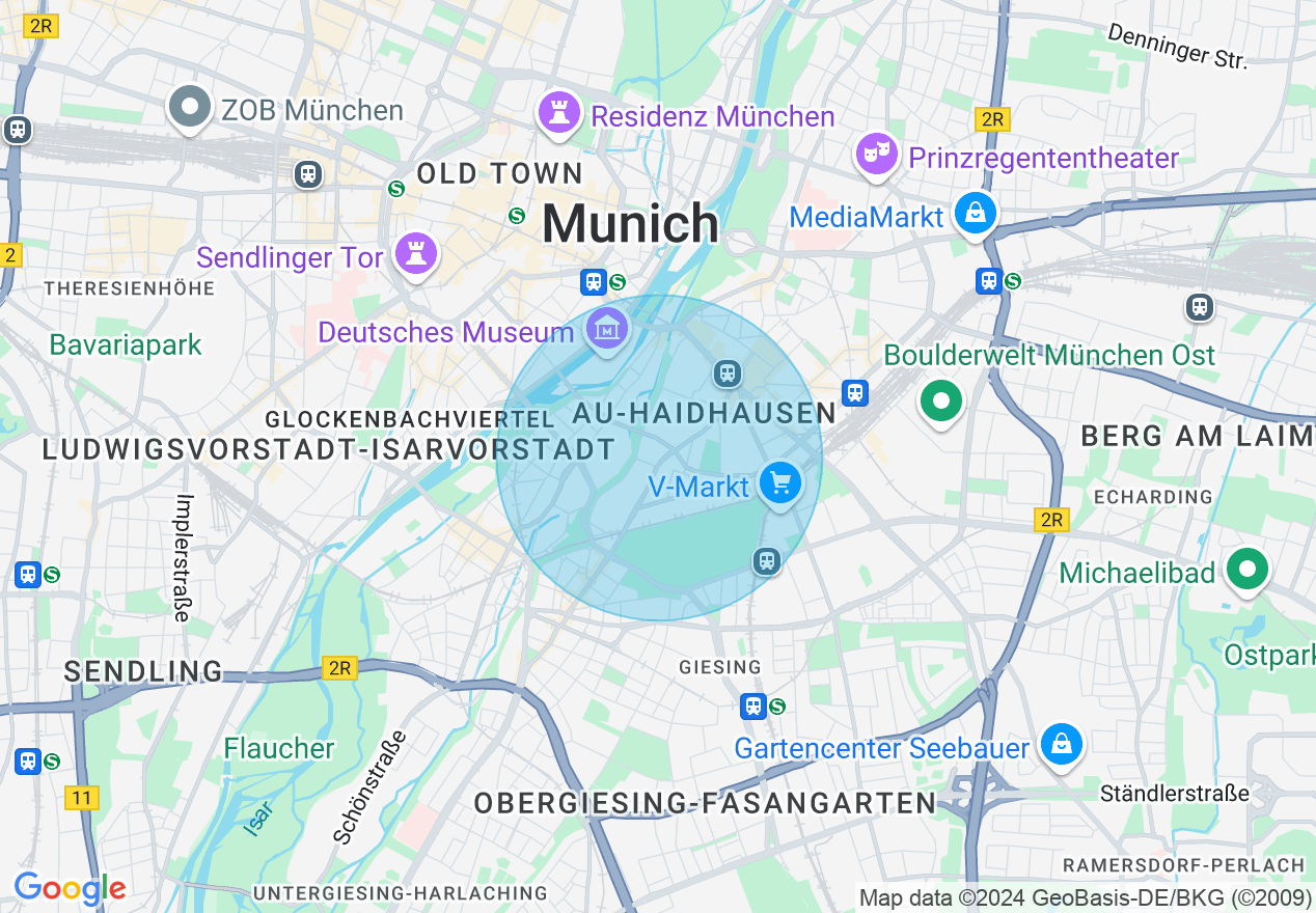 Kartenansicht der Location