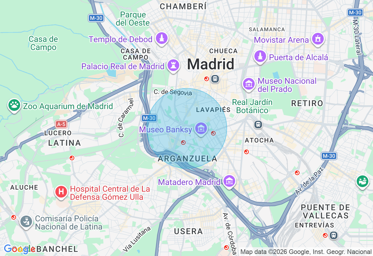 Mapa de la ubicación