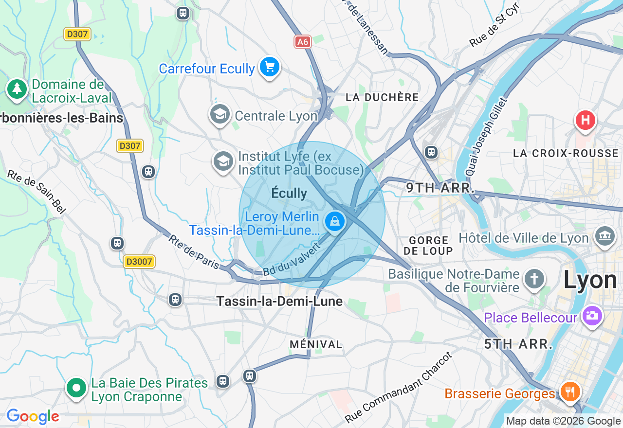 Carte de l'emplacement