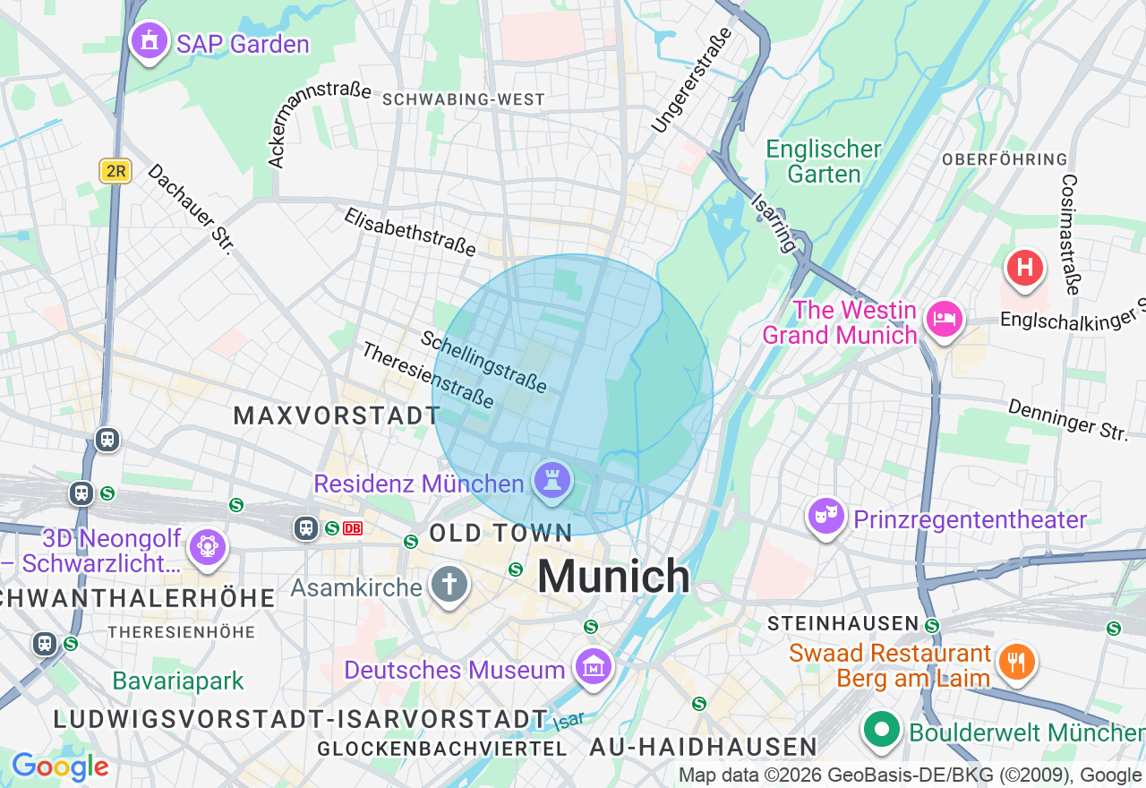 Kartenansicht der Location