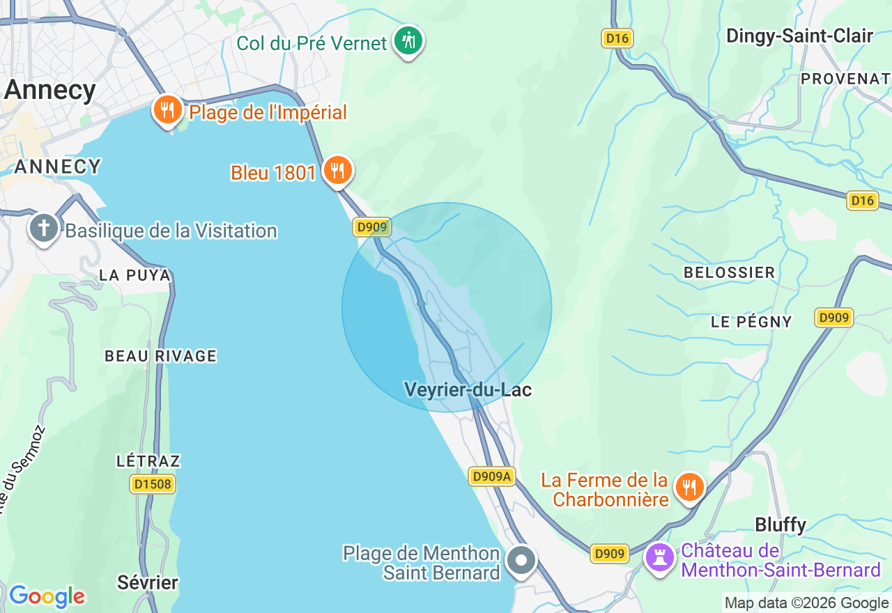Carte de l'emplacement