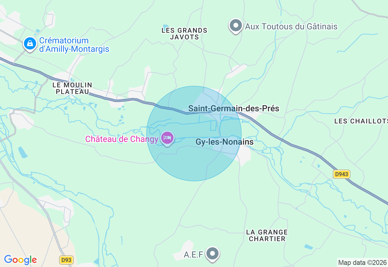 Carte de l'emplacement