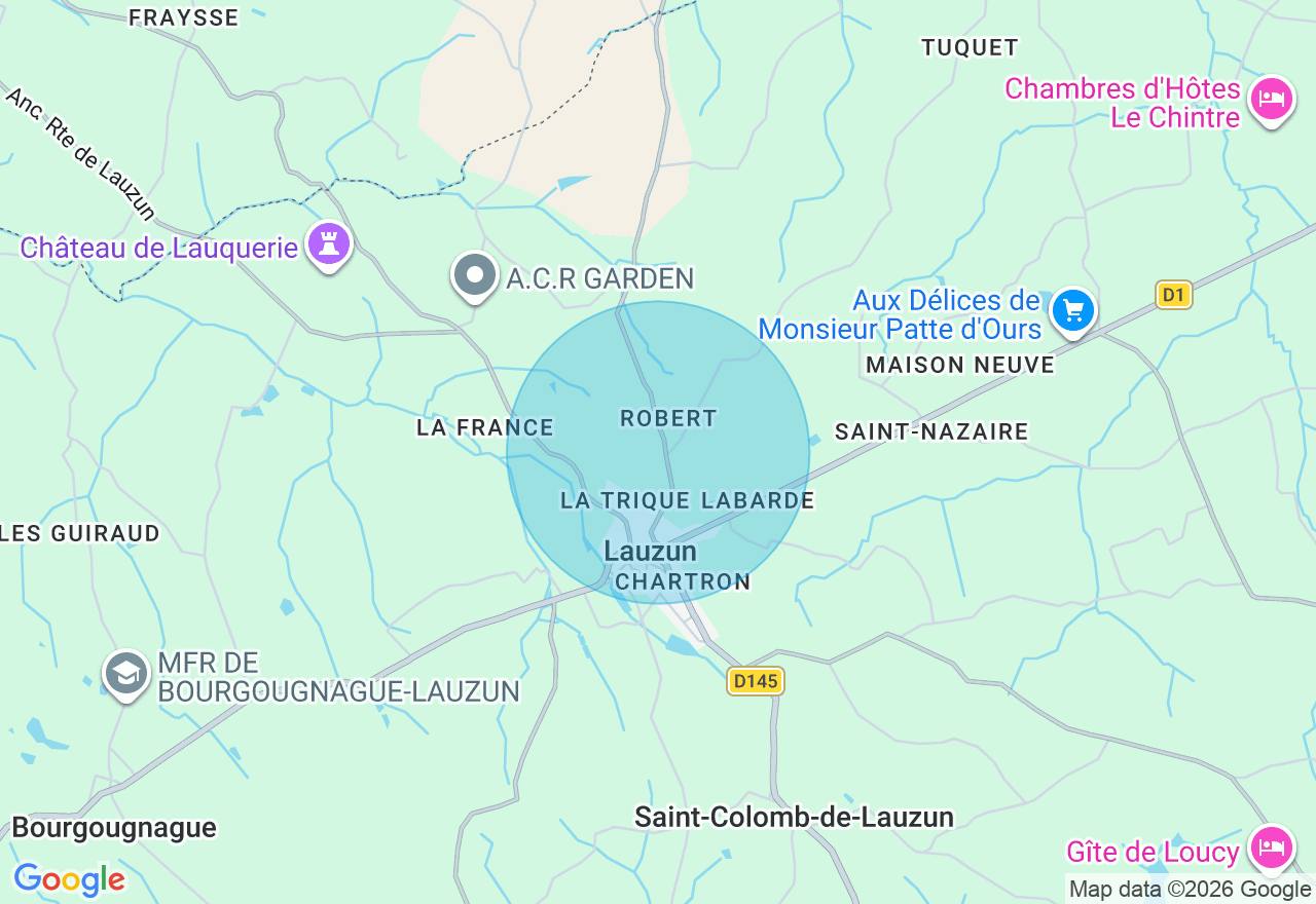 Carte de l'emplacement