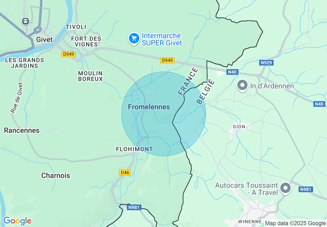 Carte de l'emplacement