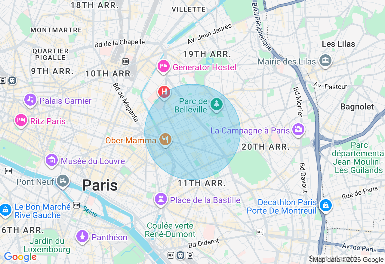 Carte de l'emplacement