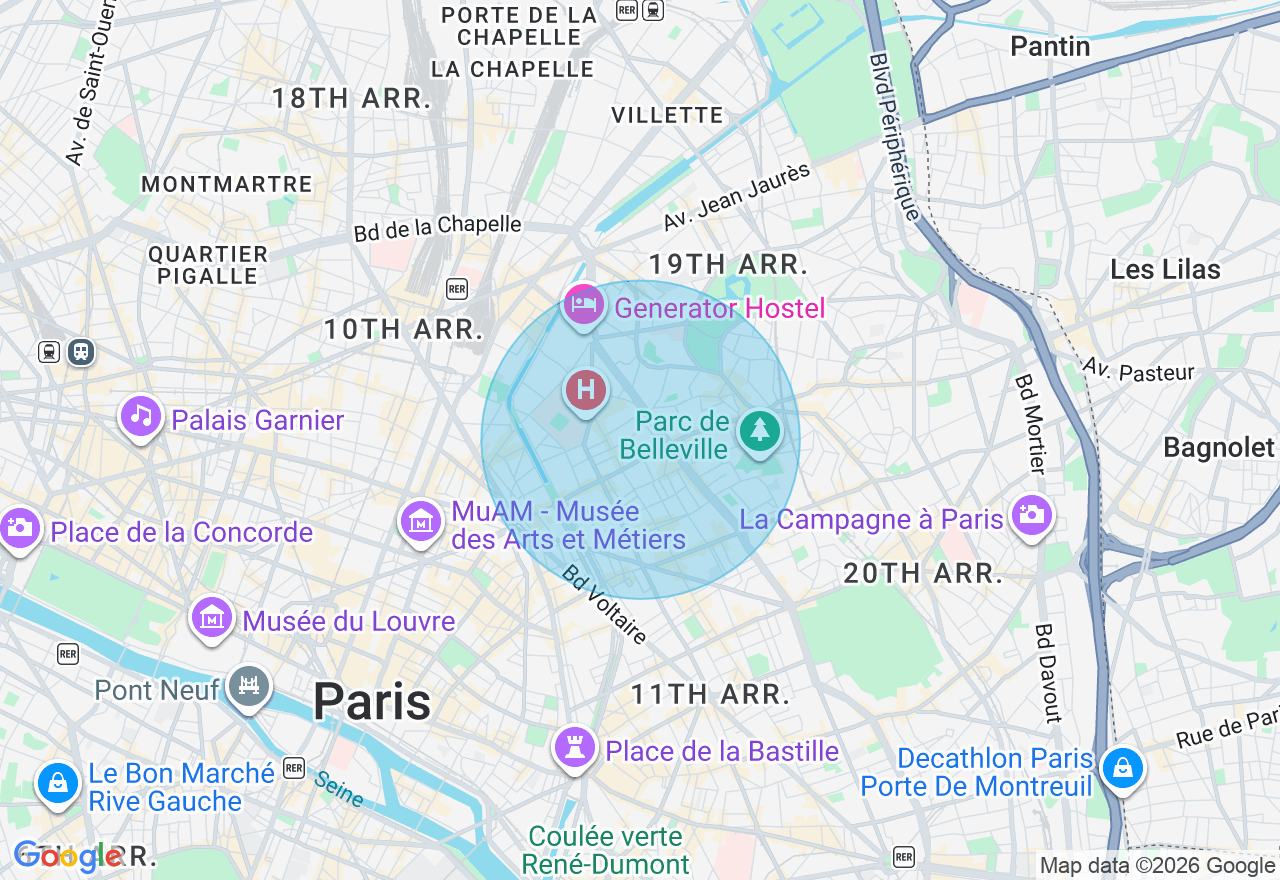 Carte de l'emplacement