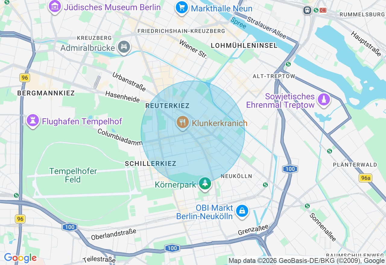 Kartenansicht der Location