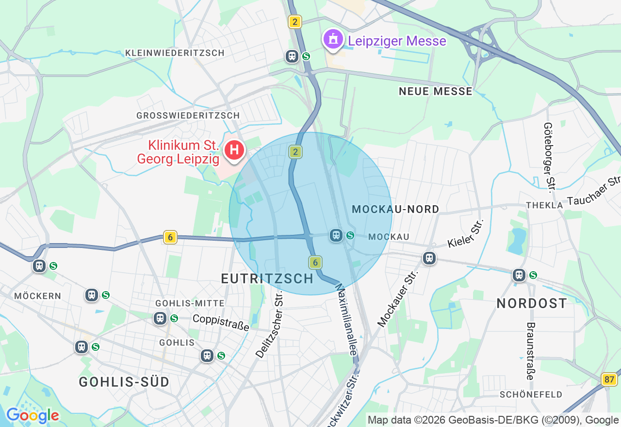 Kartenansicht der Location