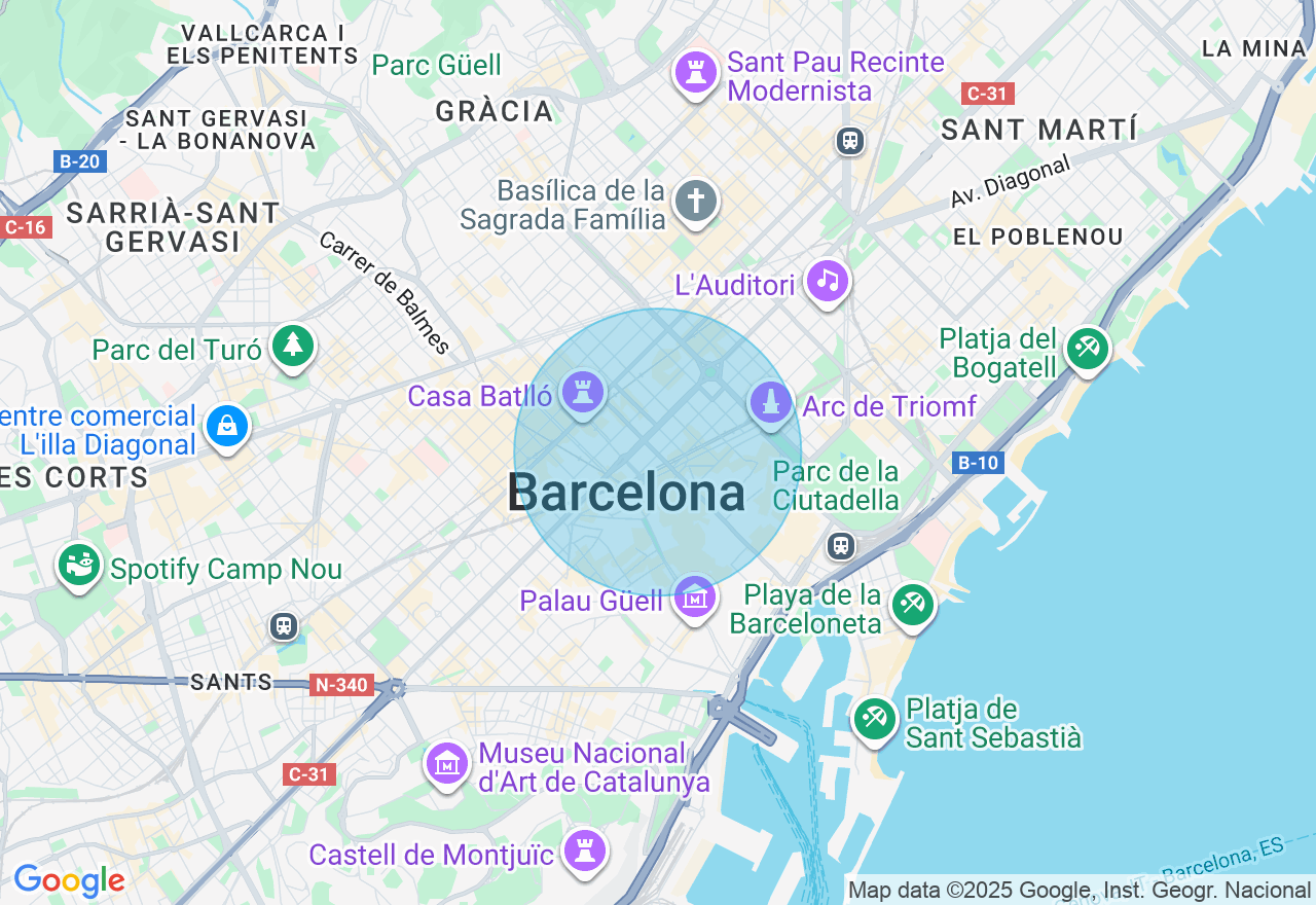 Mapa de la ubicación