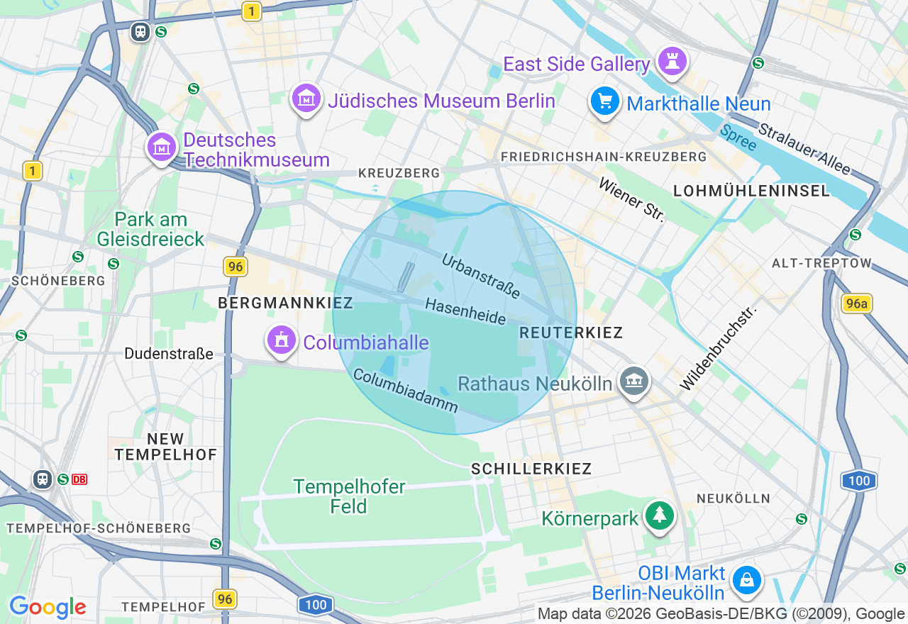 Kartenansicht der Location