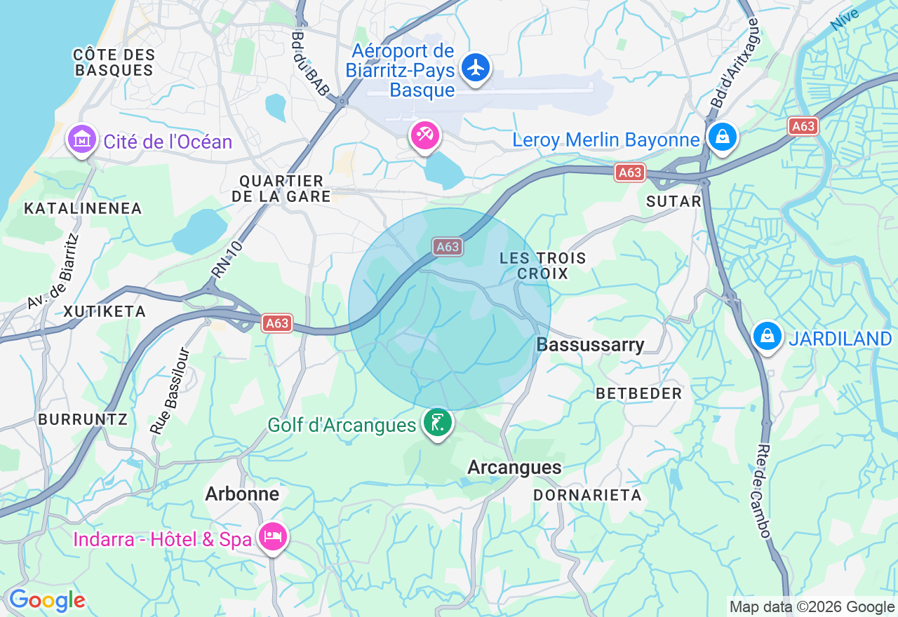 Carte de l'emplacement