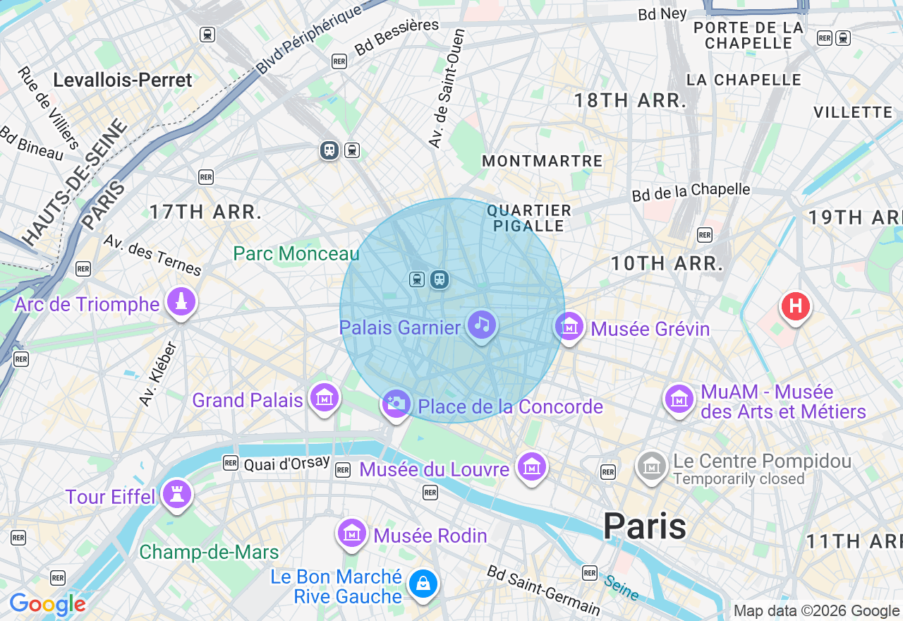 Carte de l'emplacement