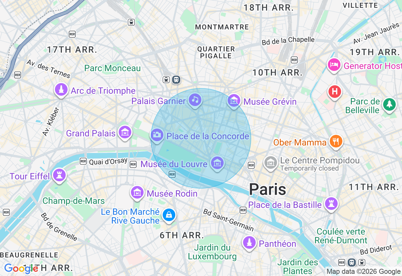 Carte de l'emplacement