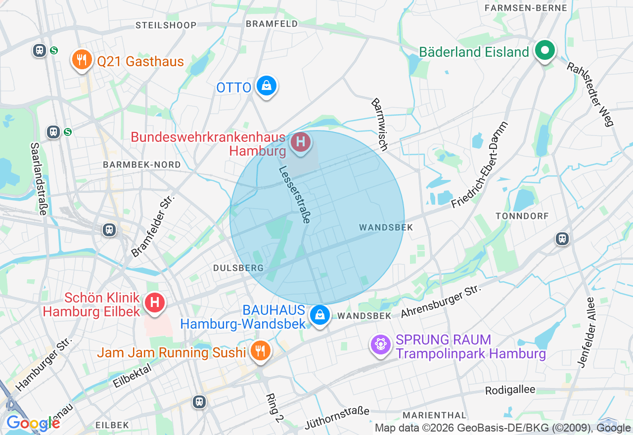 Kartenansicht der Location