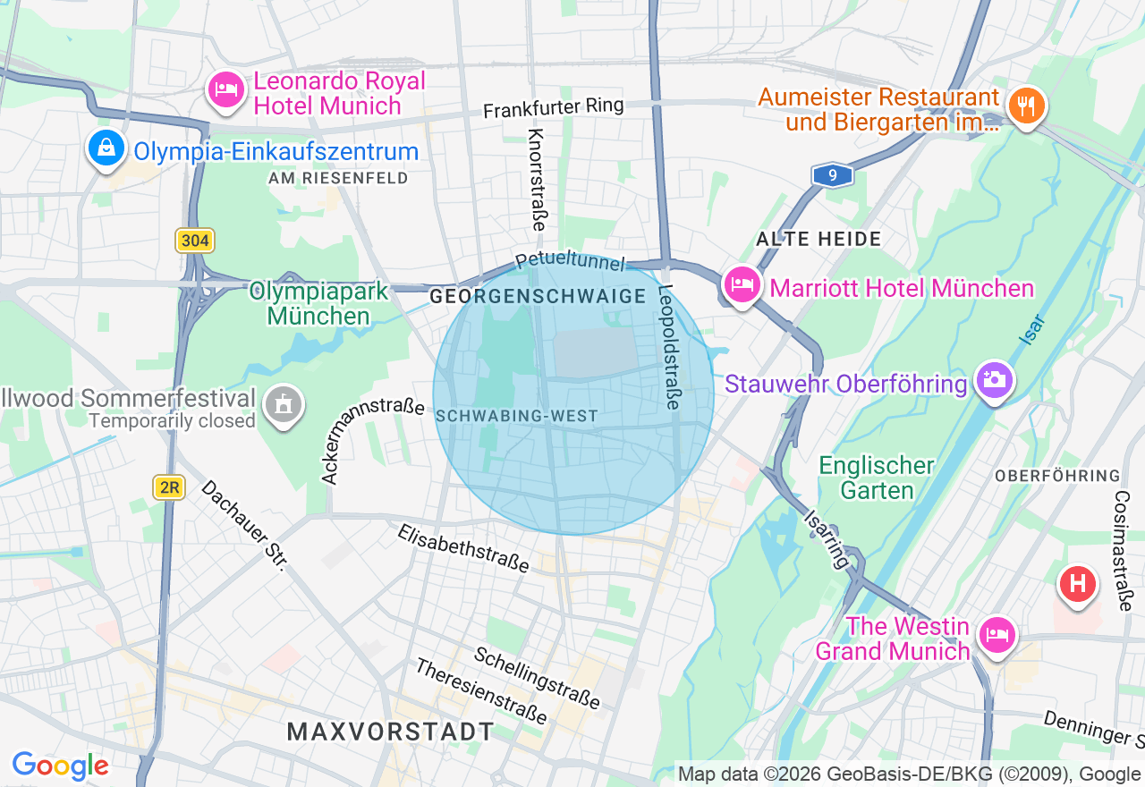 Kartenansicht der Location