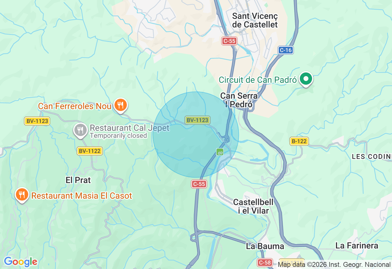 Mapa de la ubicación