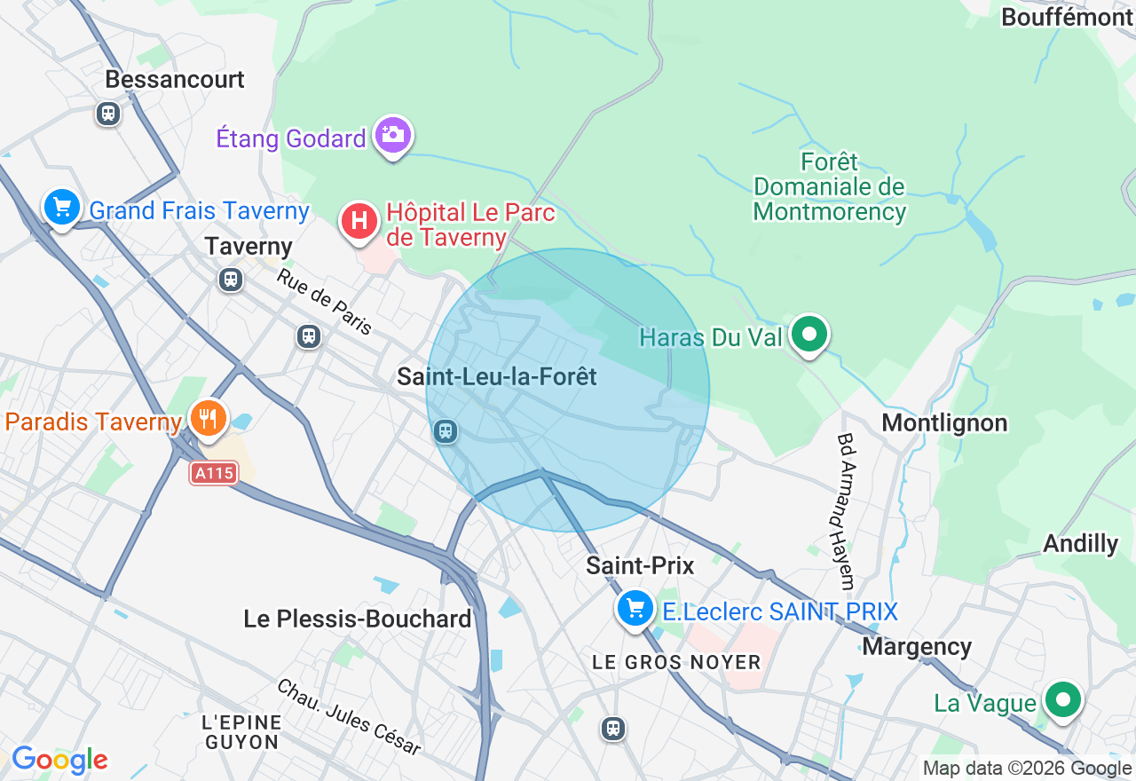 Carte de l'emplacement