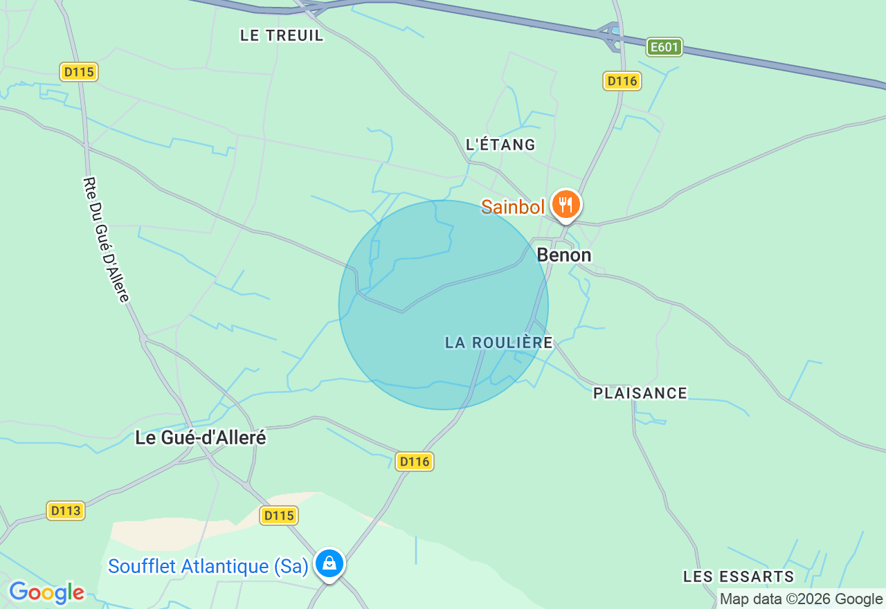 Carte de l'emplacement