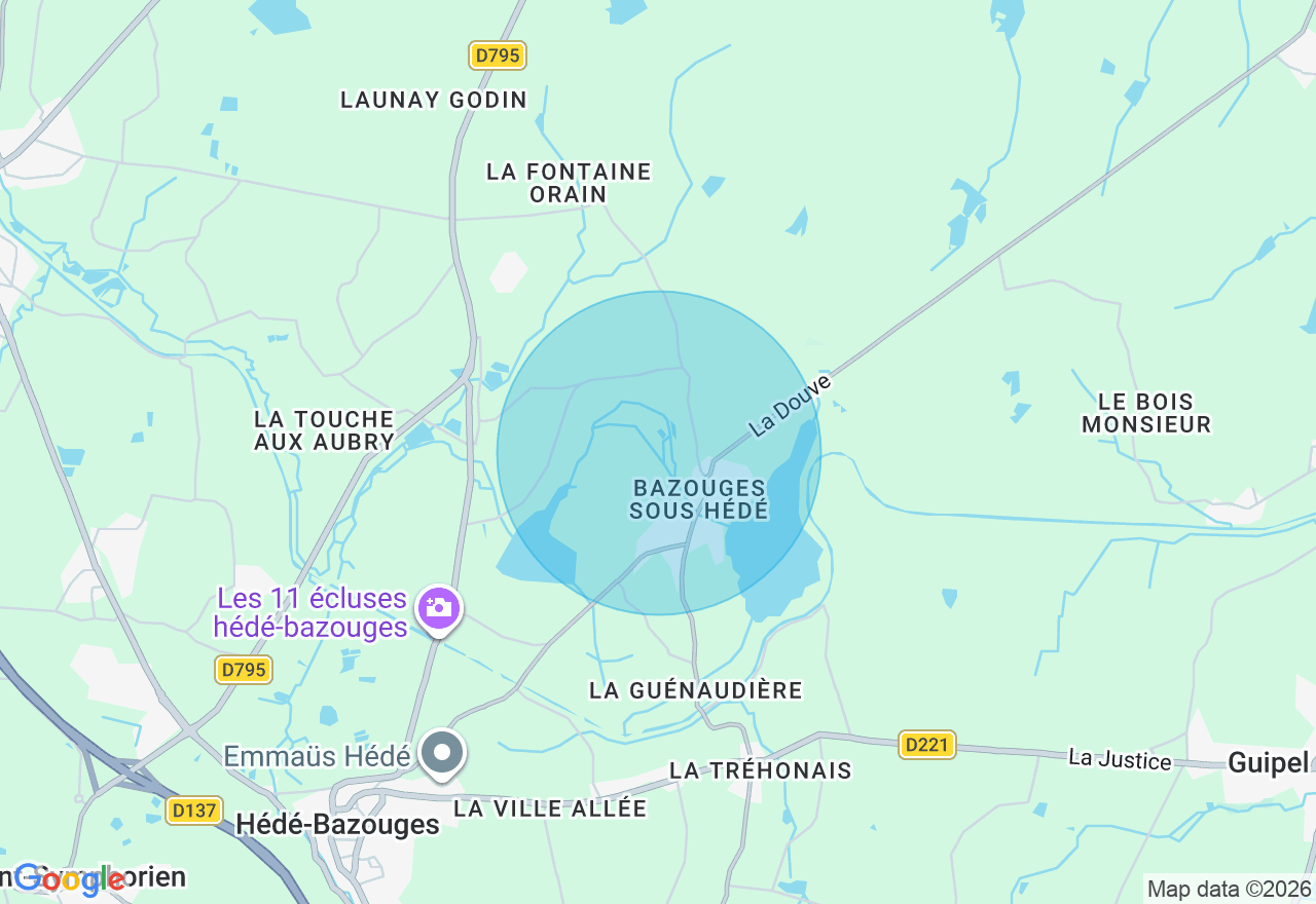 Carte de l'emplacement
